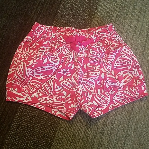 Pink and white patterned shorts - Picture 1 of 3